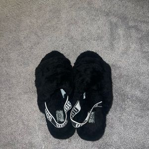 Ugg black slippers